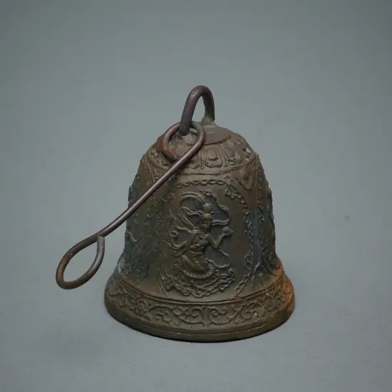 bronze/iron prayer bell - China/Tibet,